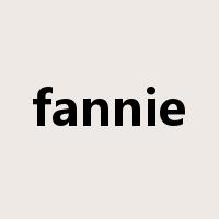 fannie是什么意思