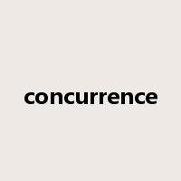 concurrence是什么意思