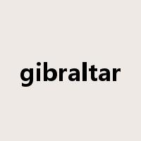gibraltar是什么意思