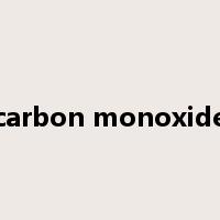carbon monoxide是什么意思