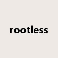 rootless是什么意思