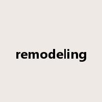 remodeling是什么意思