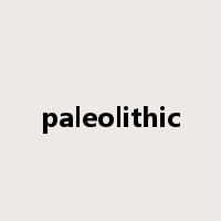 paleolithic是什么意思