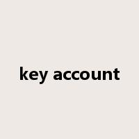 key account是什么意思