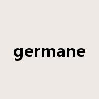 germane是什么意思
