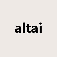 altai是什么意思