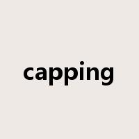 capping是什么意思