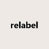 relabel是什么意思