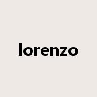 lorenzo是什么意思