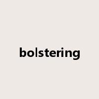 bolstering是什么意思