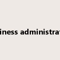 business administration是什么意思