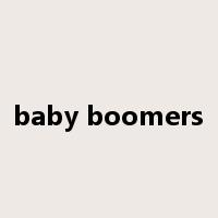 baby boomers是什么意思