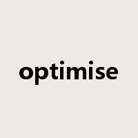 optimise是什么意思