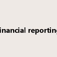 financial reporting是什么意思