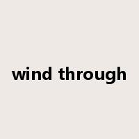 wind through是什么意思