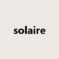 solaire是什么意思