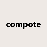 compote是什么意思