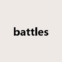 battles是什么意思