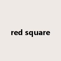 red square是什么意思