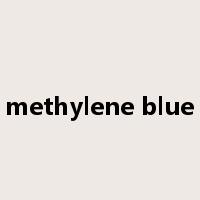 methylene blue是什么意思