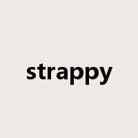 strappy是什么意思