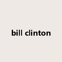 bill clinton是什么意思