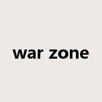 war zone是什么意思