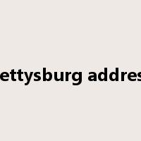 gettysburg address是什么意思