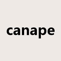 canape是什么意思