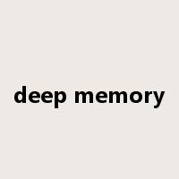 deep memory是什么意思