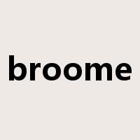 broome是什么意思
