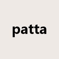 patta是什么意思