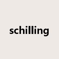 schilling是什么意思