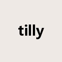 tilly是什么意思