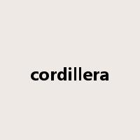 cordillera是什么意思