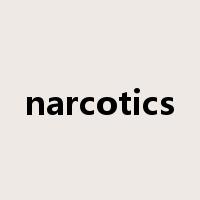 narcotics是什么意思