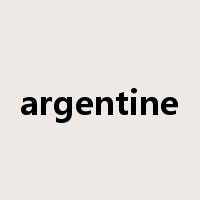 argentine是什么意思