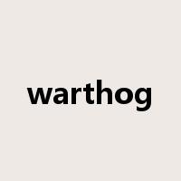 warthog是什么意思