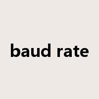 baud rate是什么意思