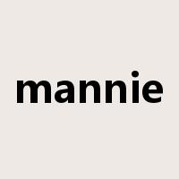 mannie是什么意思