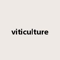 viticulture是什么意思