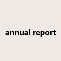 annual report是什么意思