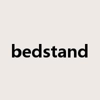 bedstand是什么意思