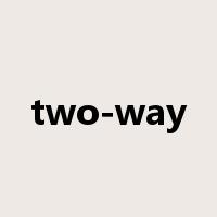 two-way是什么意思