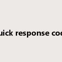 quick response code是什么意思
