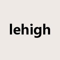 lehigh是什么意思