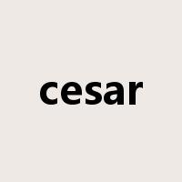 cesar是什么意思