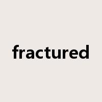 fractured是什么意思