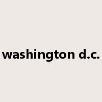 washington d.c.是什么意思