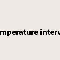 temperature interval是什么意思